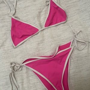 Pink bikini
